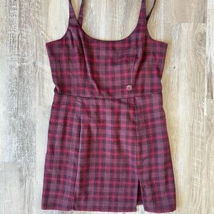 Aeropostale Red Plaid Mini Dress